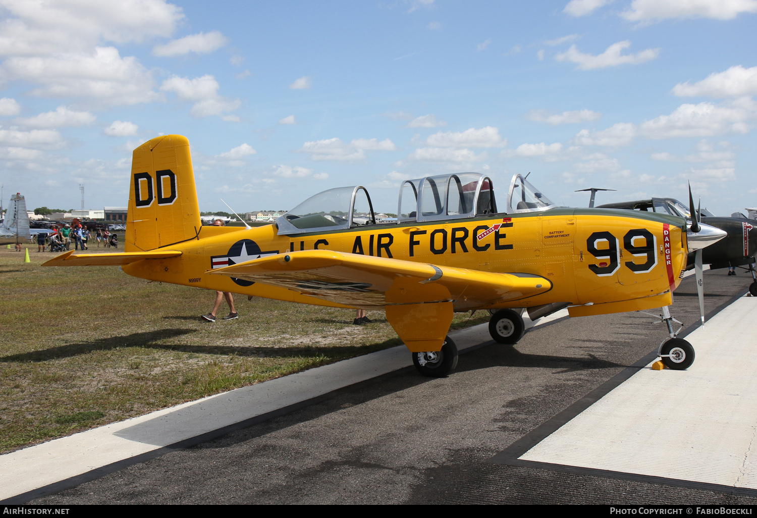 Aircraft Photo of N999Y | Beech T-34A Mentor | USA - Air Force | AirHistory.net #570228