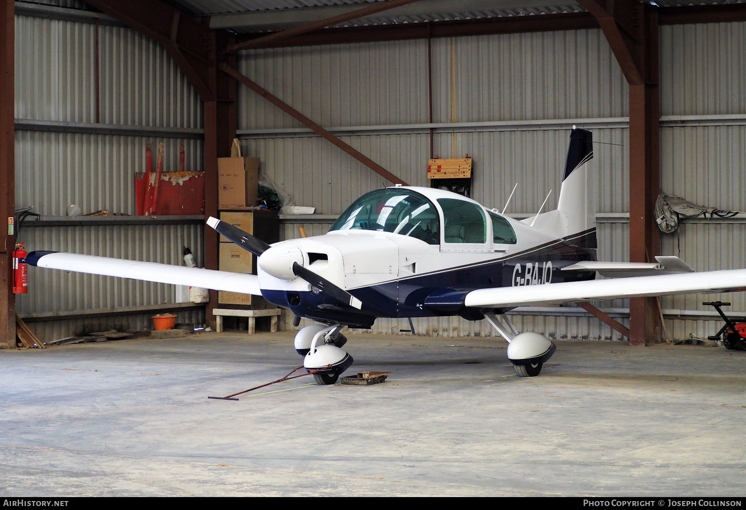 Aircraft Photo of G-BAJO | American AA-5 Traveler | AirHistory.net #570266