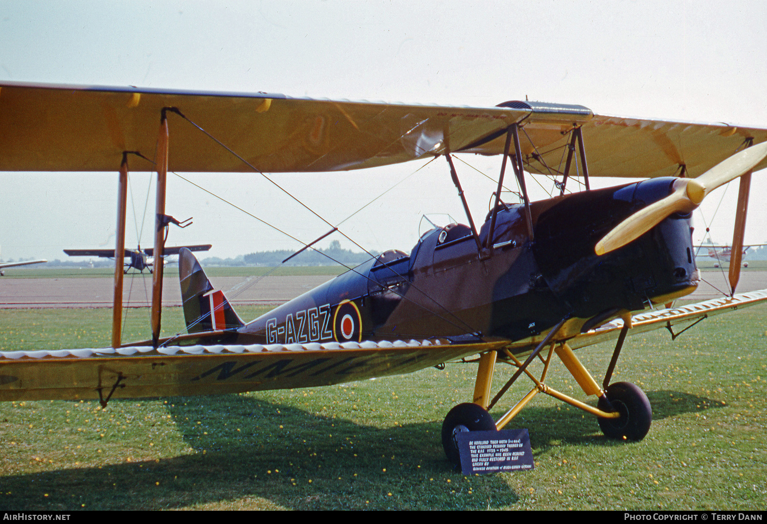 Aircraft Photo of G-AZGZ / NM181 | De Havilland D.H. 82A Tiger Moth | UK - Air Force | AirHistory.net #570302