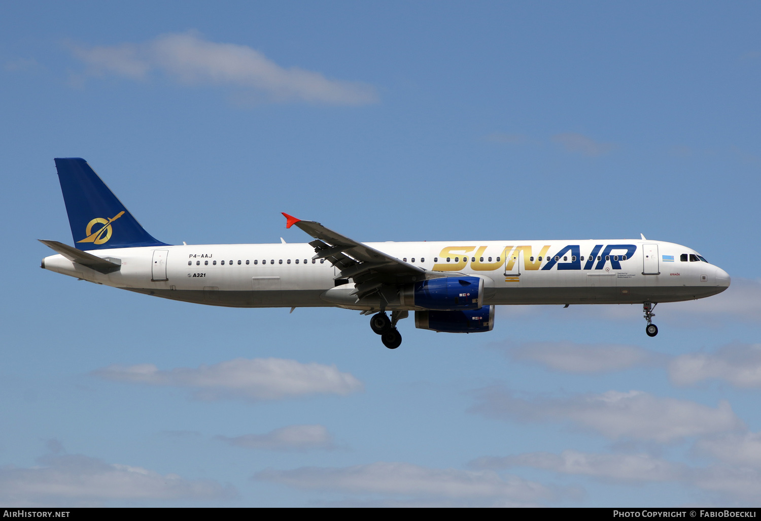 Aircraft Photo of P4-AAJ | Airbus A321-231 | Sun Air | AirHistory.net #570307