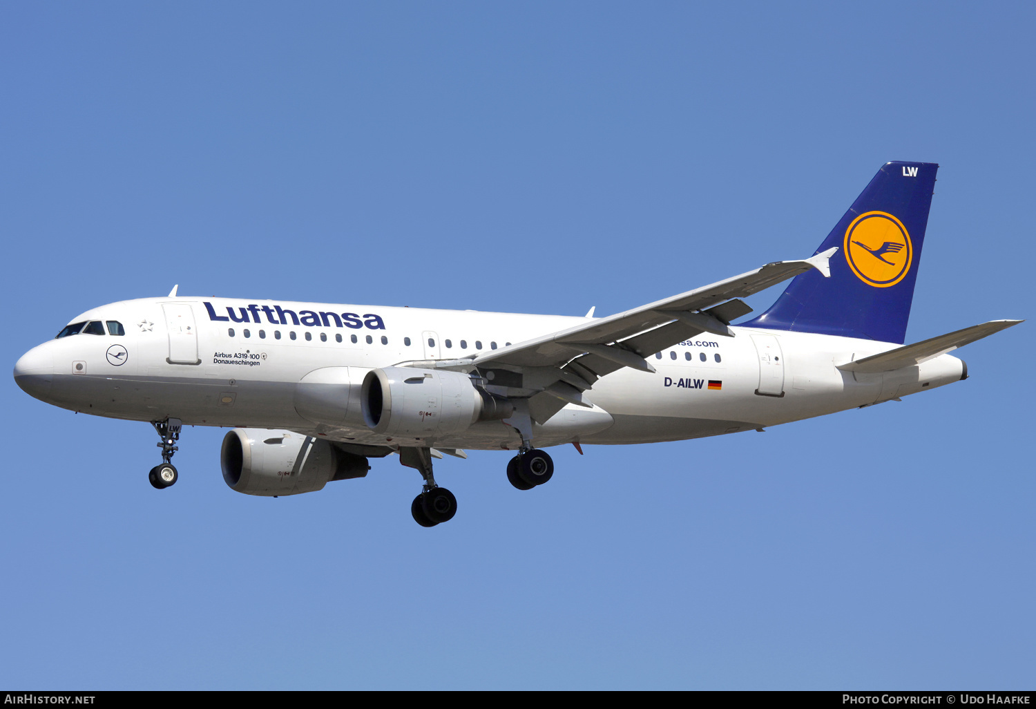 Aircraft Photo of D-AILW | Airbus A319-114 | Lufthansa | AirHistory.net #570340