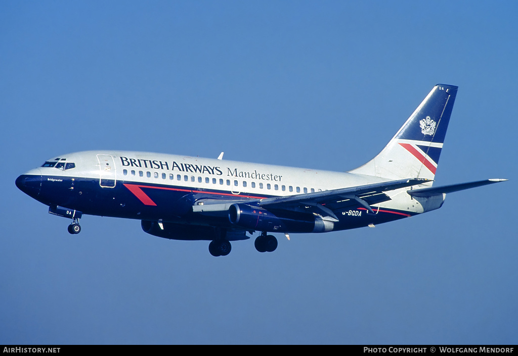 Aircraft Photo of G-BGDA | Boeing 737-236/Adv | British Airways Manchester | AirHistory.net #570376