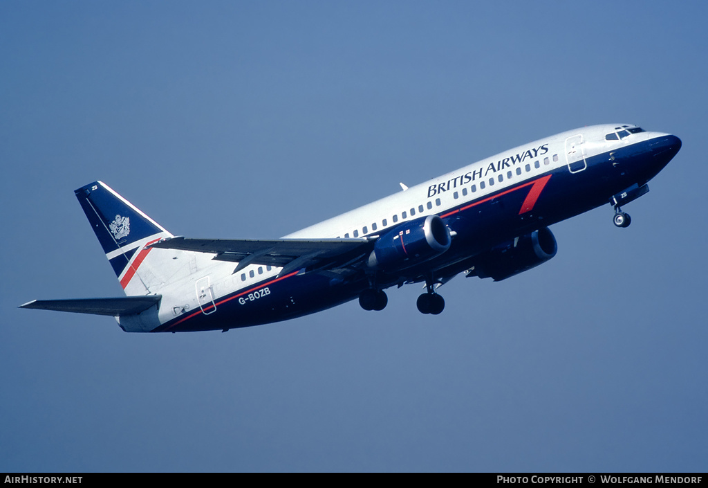 Aircraft Photo of G-BOZB | Boeing 737-3L9 | British Airways | AirHistory.net #570377