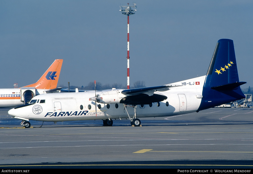 Aircraft Photo of HB-ILJ | Fokker F27-500 Friendship | Farnair Europe | AirHistory.net #570380