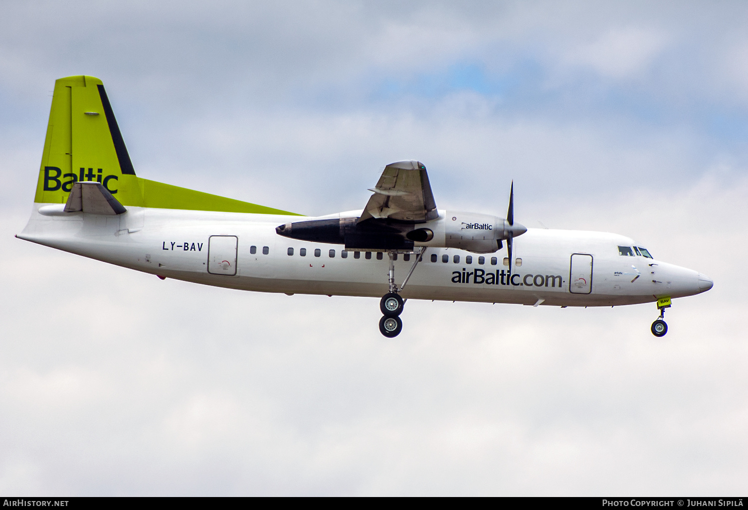 Aircraft Photo of LY-BAV | Fokker 50 | AirBaltic | AirHistory.net #570421