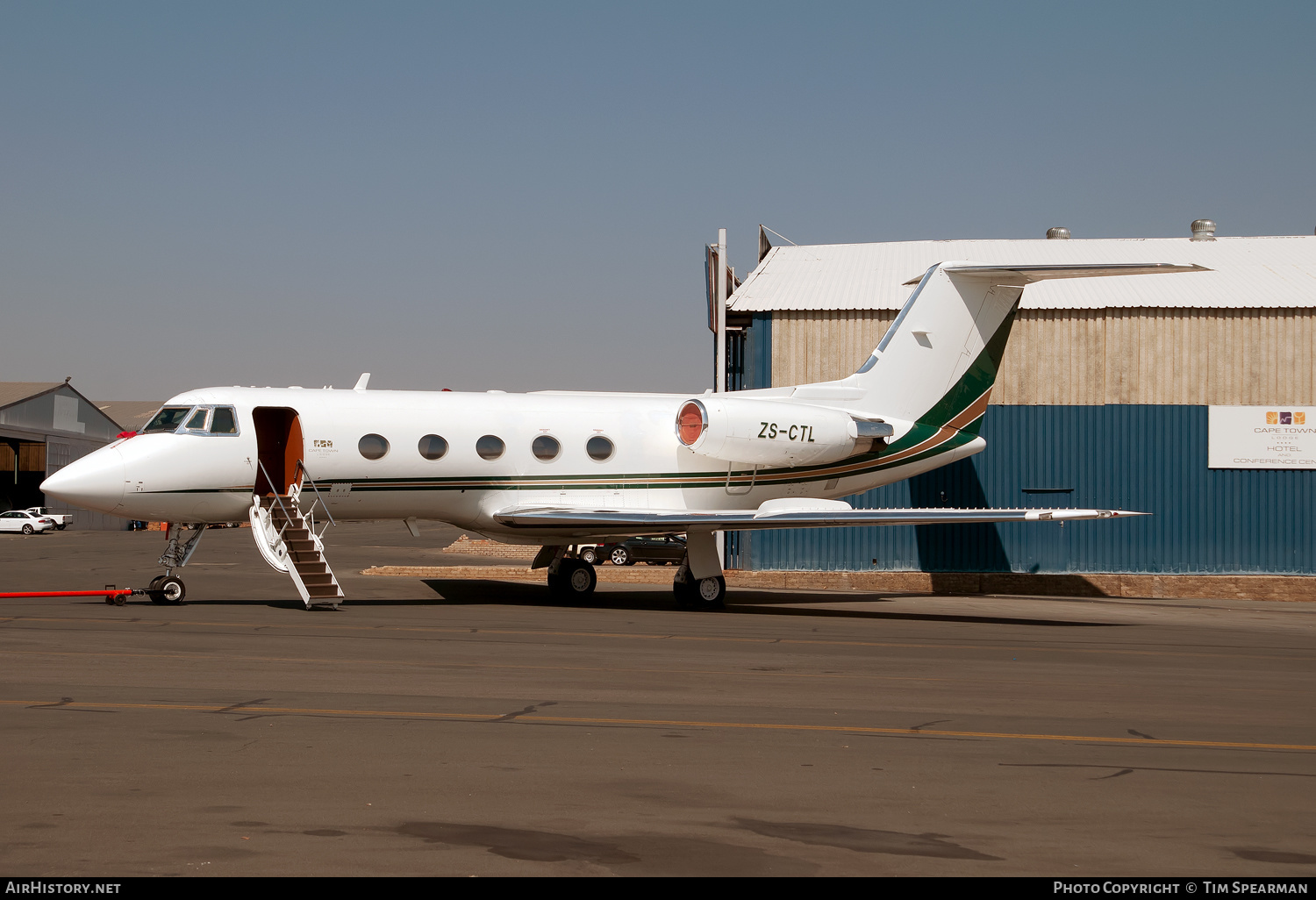 Aircraft Photo of ZS-CTL | Grumman G-1159 Gulfstream II | Cape Town Lodge | AirHistory.net #570435