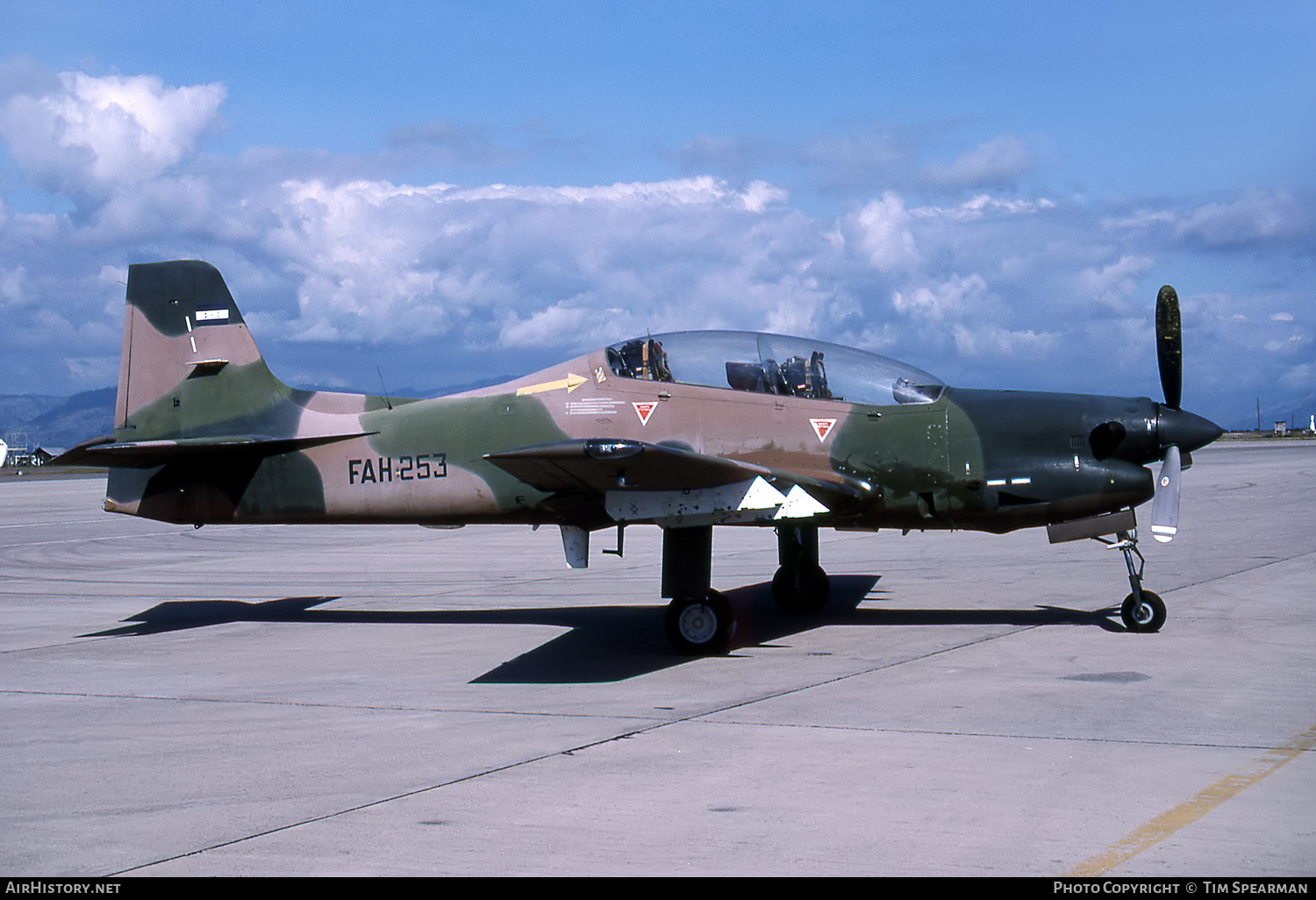 Aircraft Photo of FAH253 | Embraer T-27 Tucano | Honduras - Air Force | AirHistory.net #570441