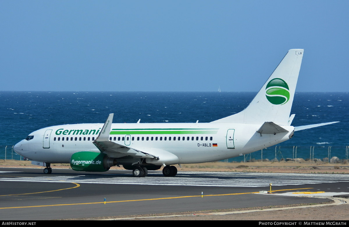 Aircraft Photo of D-ABLB | Boeing 737-76J | Germania | AirHistory.net #570442