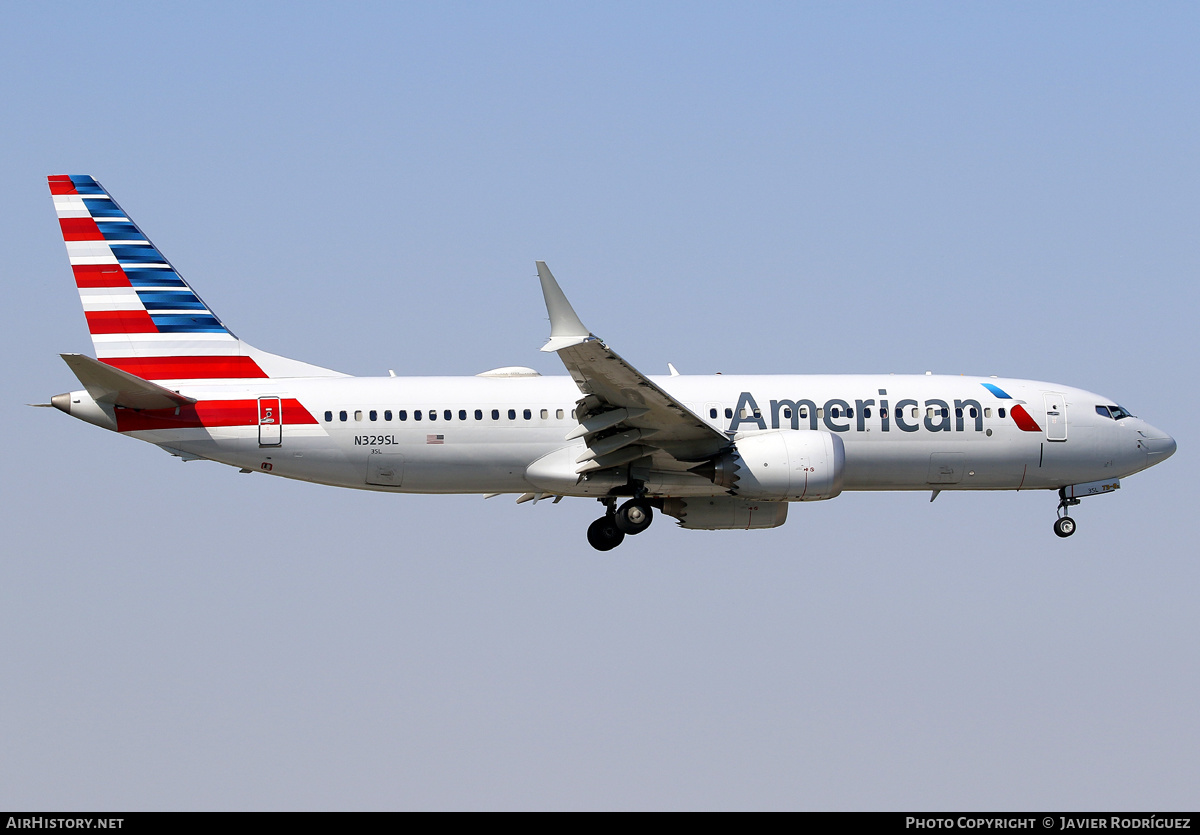 Aircraft Photo of N329SL | Boeing 737-8 Max 8 | American Airlines | AirHistory.net #570454