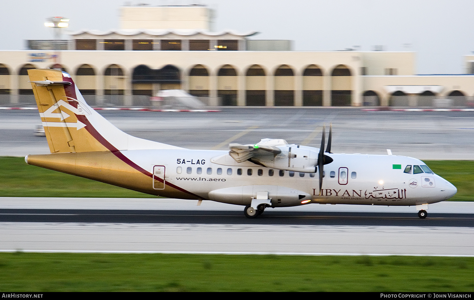 Aircraft Photo of 5A-LAG | ATR ATR-42-500 | Libyan Airlines | AirHistory.net #570467