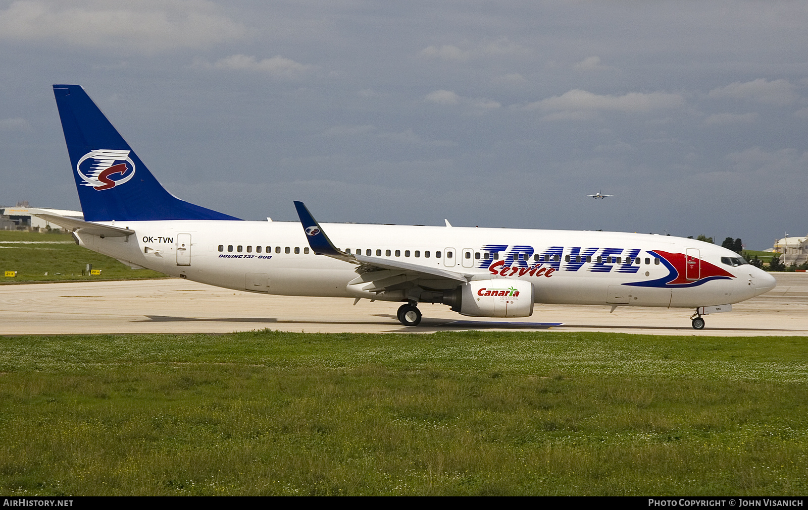 Aircraft Photo of OK-TVN | Boeing 737-8BK | Travel Service | AirHistory.net #570469