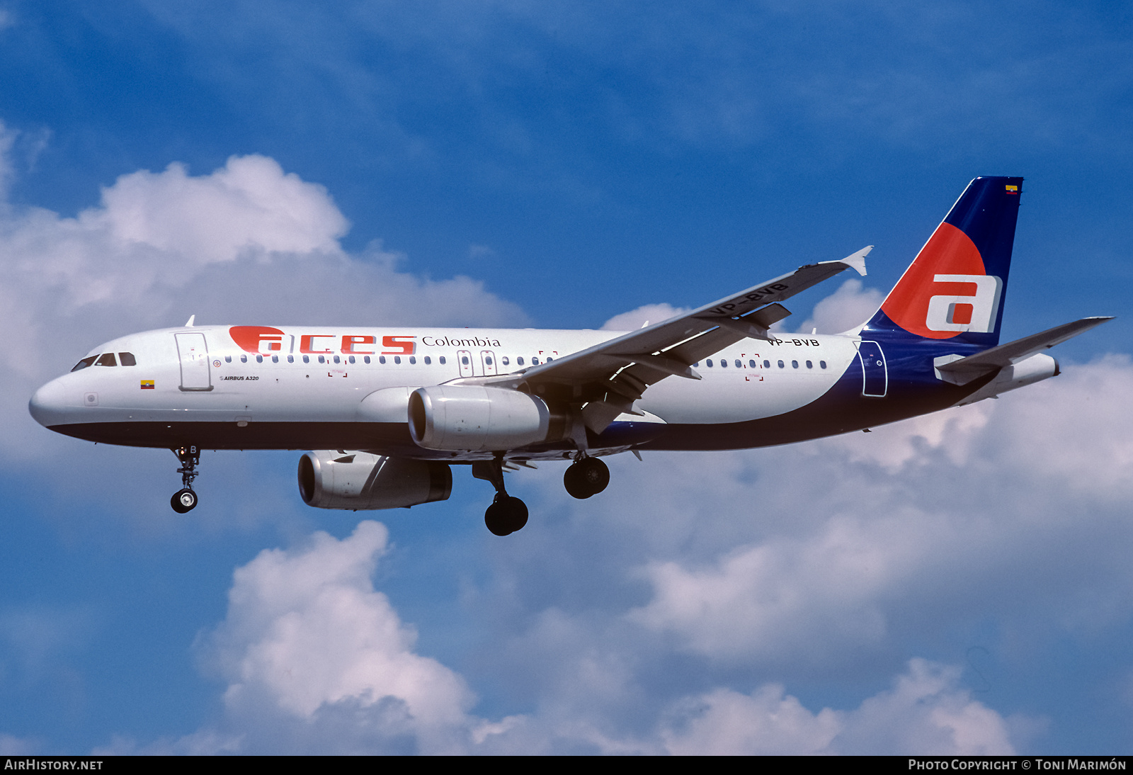 Aircraft Photo of VP-BVB | Airbus A320-232 | ACES - Aerolíneas Centrales de Colombia | AirHistory.net #570473