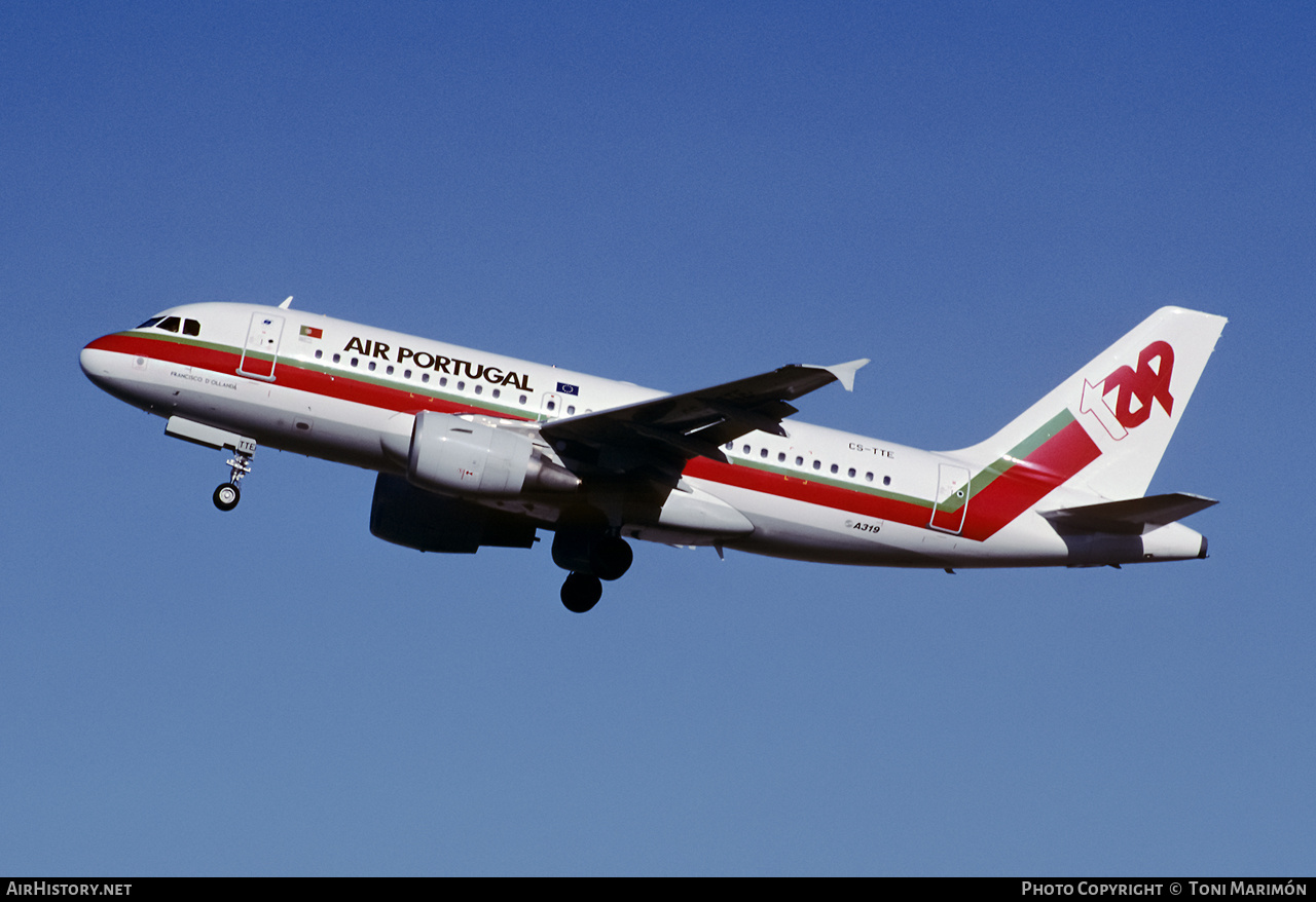 Aircraft Photo of CS-TTE | Airbus A319-111 | TAP Air Portugal | AirHistory.net #570517
