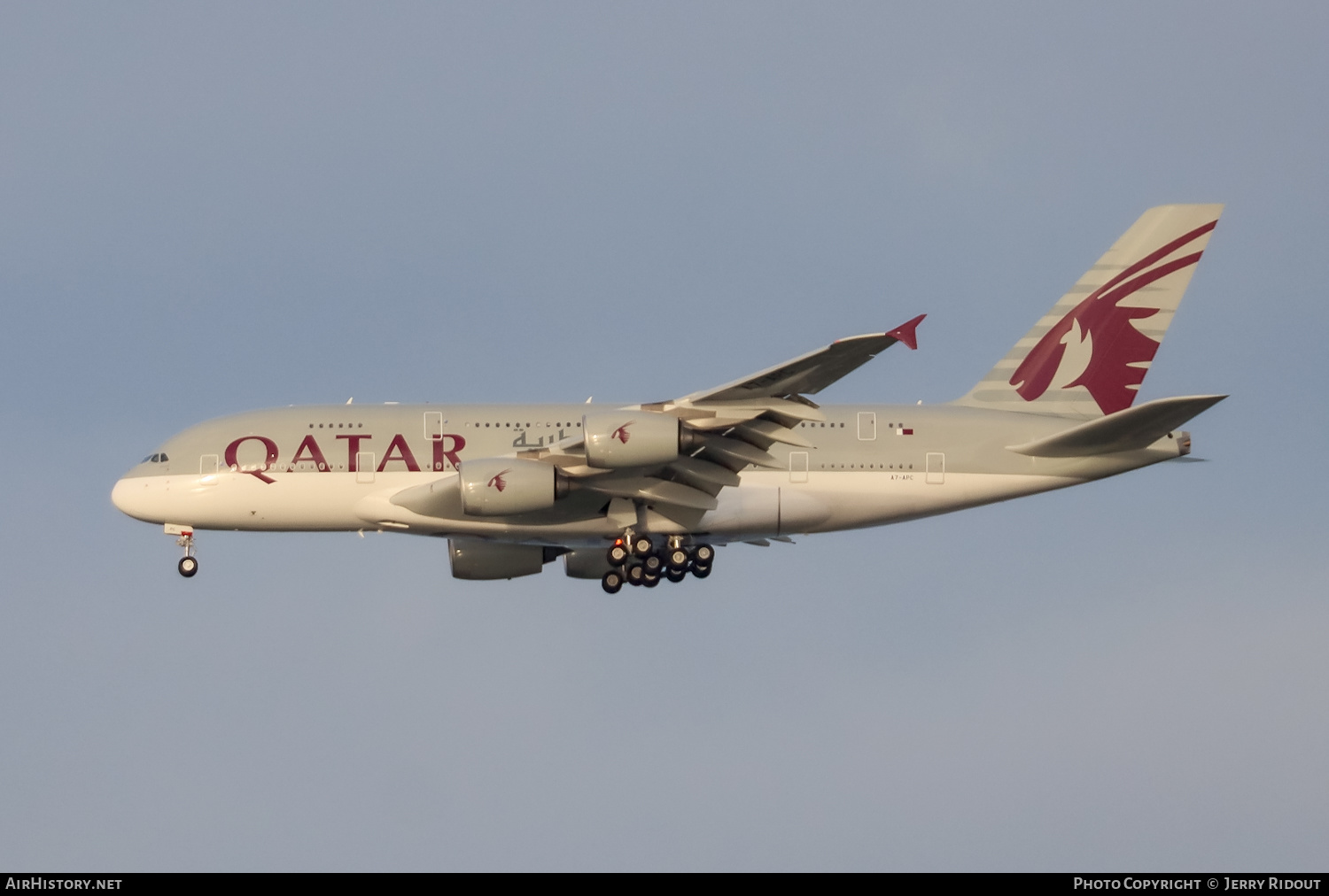 Aircraft Photo of A7-APC | Airbus A380-861 | Qatar Airways | AirHistory.net #570518