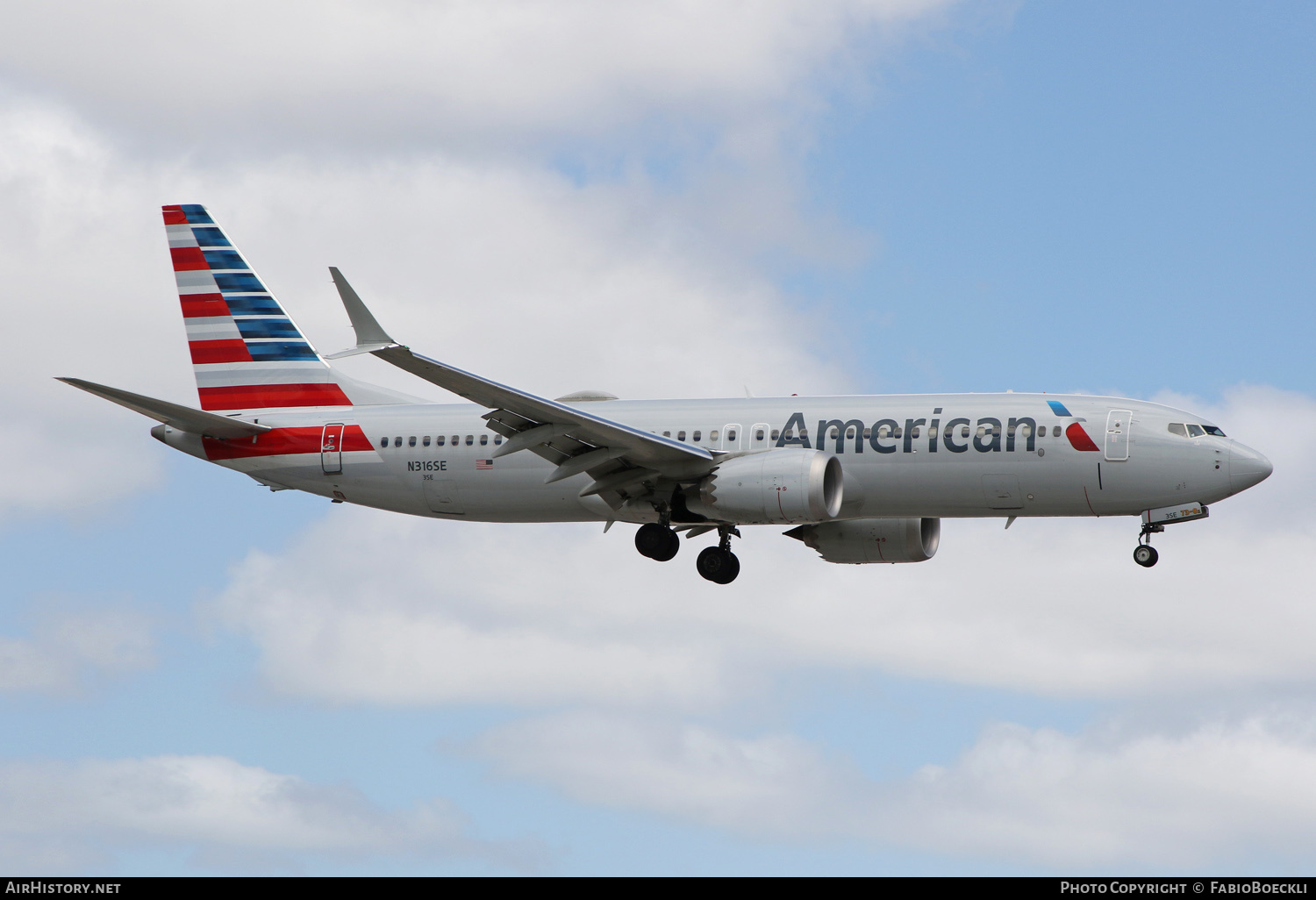 Aircraft Photo of N316SE | Boeing 737-8 Max 8 | American Airlines | AirHistory.net #570521