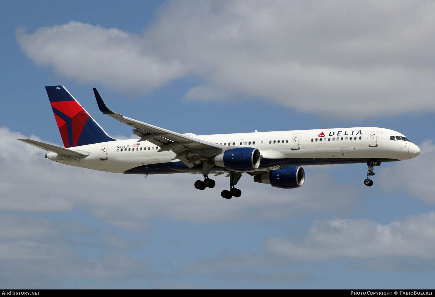 Aircraft Photo of N546US | Boeing 757-251 | Delta Air Lines | AirHistory.net #570529