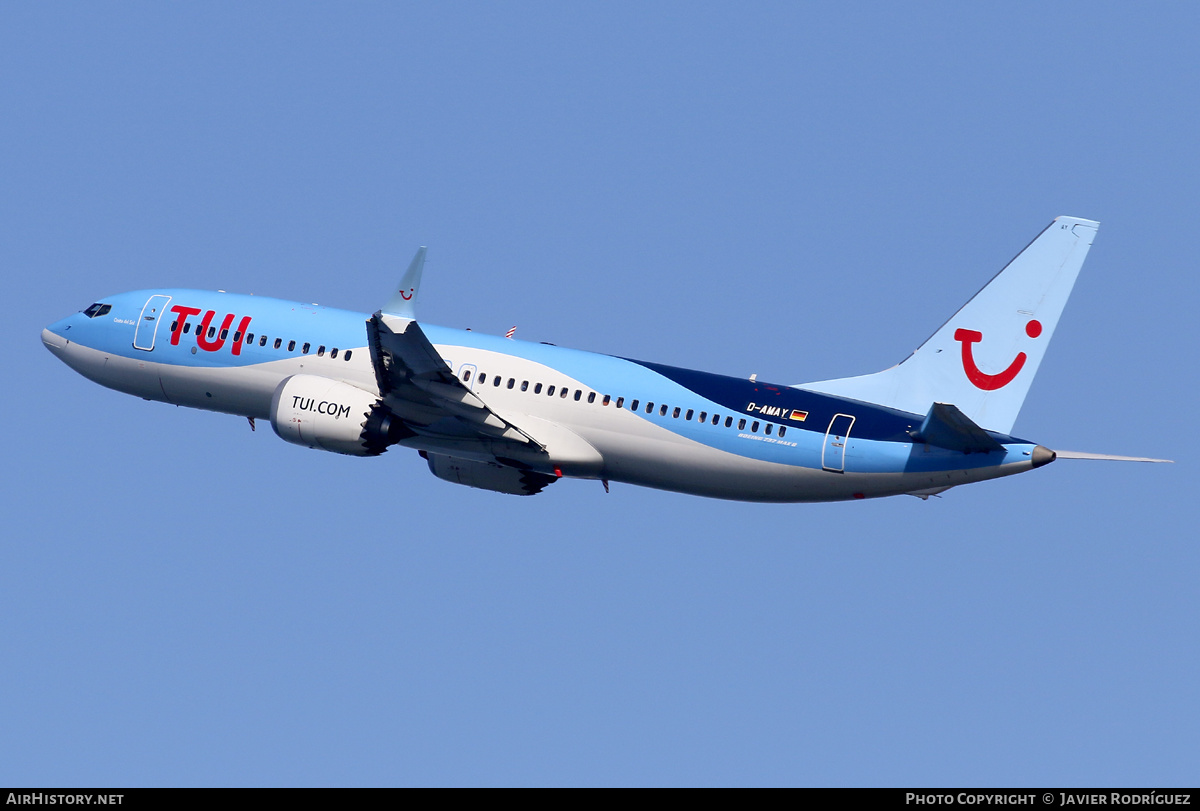 Aircraft Photo of D-AMAY | Boeing 737-8 Max 8 | TUI | AirHistory.net #570535