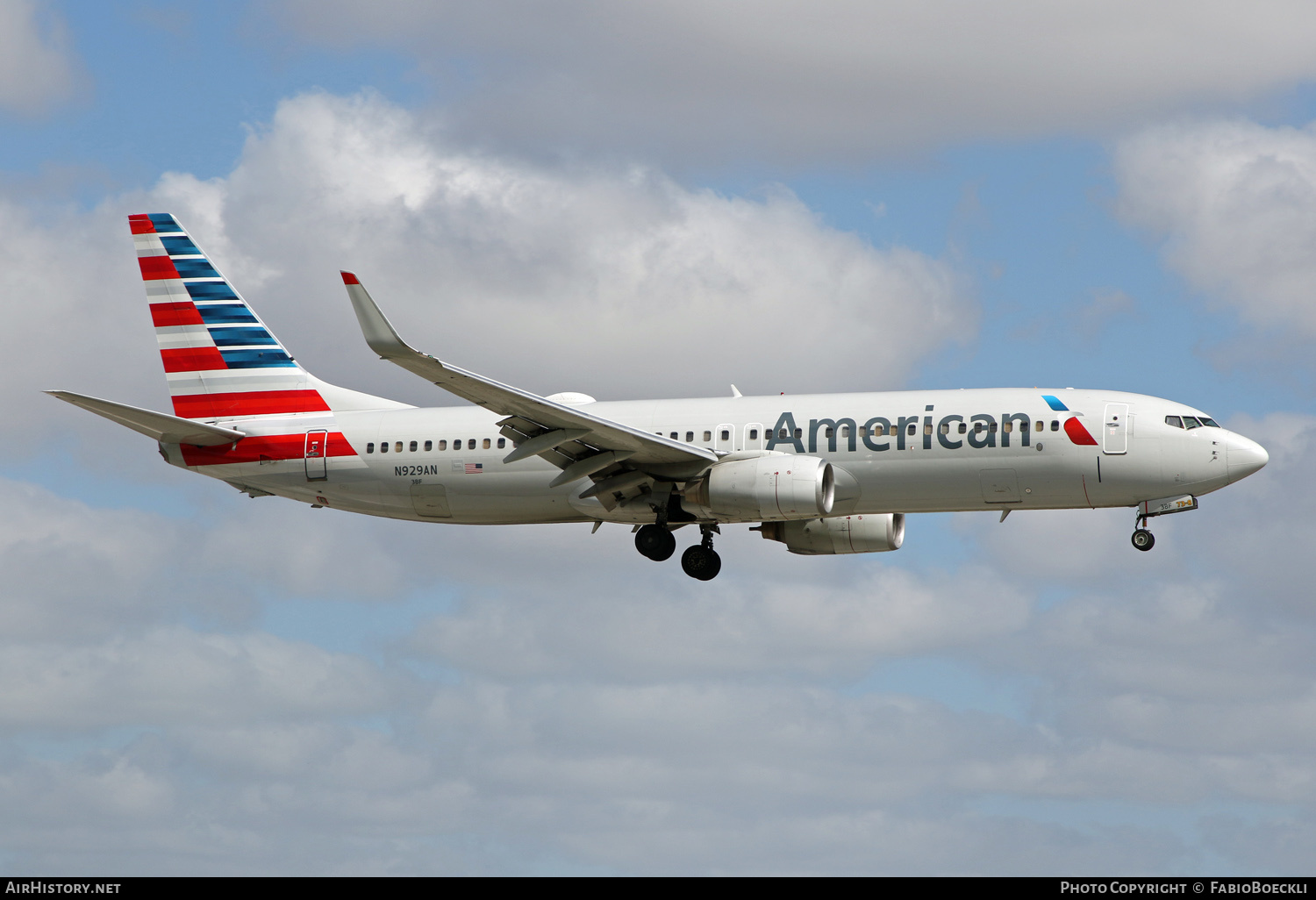 Aircraft Photo of N929AN | Boeing 737-823 | American Airlines | AirHistory.net #570548