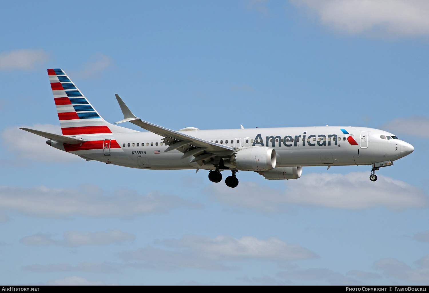 Aircraft Photo of N335SN | Boeing 737-8 Max 8 | American Airlines | AirHistory.net #570550