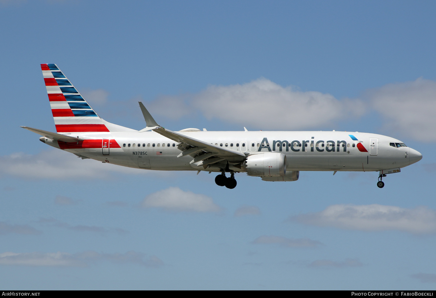 Aircraft Photo of N378SC | Boeing 737-8 Max 8 | American Airlines | AirHistory.net #570553