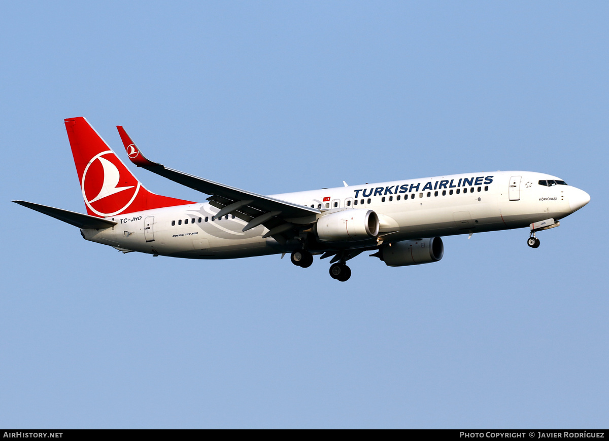 Aircraft Photo of TC-JHO | Boeing 737-8F2 | Turkish Airlines | AirHistory.net #570559