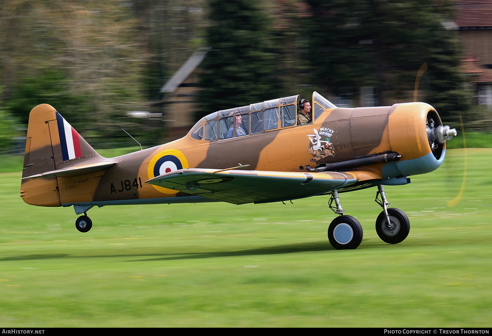 Aircraft Photo of G-BJST / AJ841 | North American T-6H Harvard Mk IV | UK - Air Force | AirHistory.net #570610