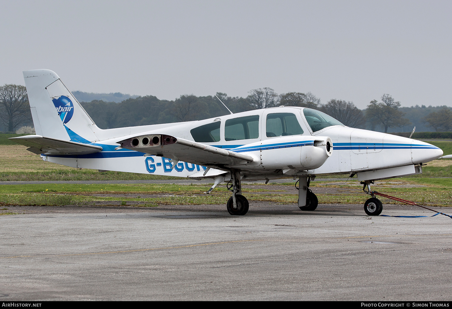 Aircraft Photo of G-BGON | Gulfstream American GA-7 Cougar | Cabair | AirHistory.net #570619