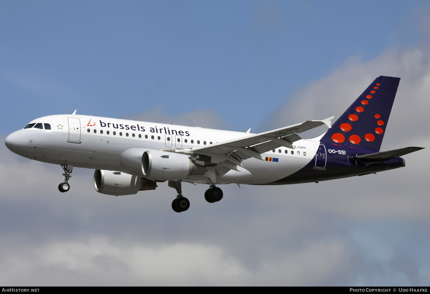 Aircraft Photo of OO-SSI | Airbus A319-112 | Brussels Airlines | AirHistory.net #570627