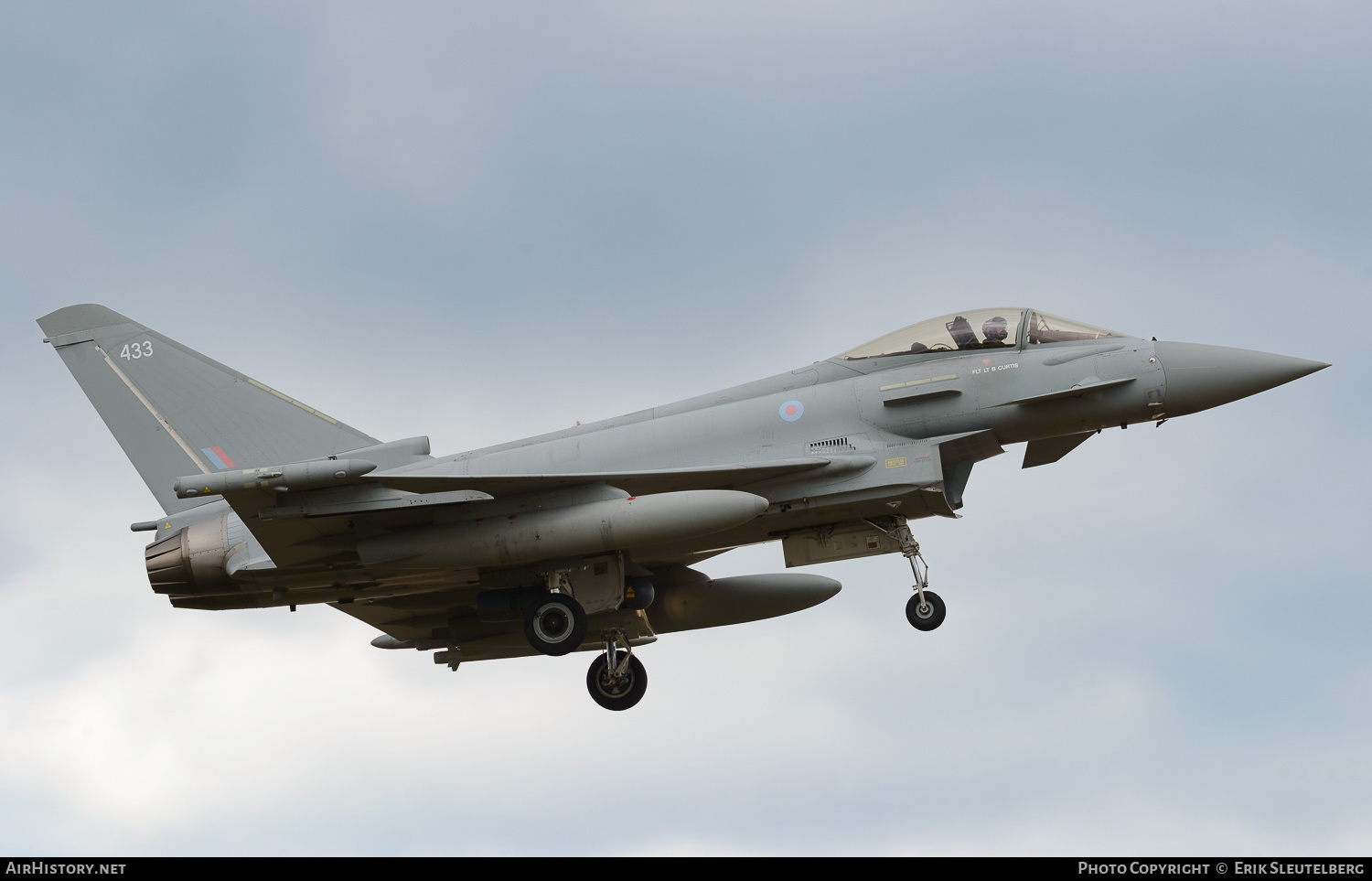 Aircraft Photo of ZK433 | Eurofighter EF-2000 Typhoon FGR4 | UK - Air Force | AirHistory.net #570643