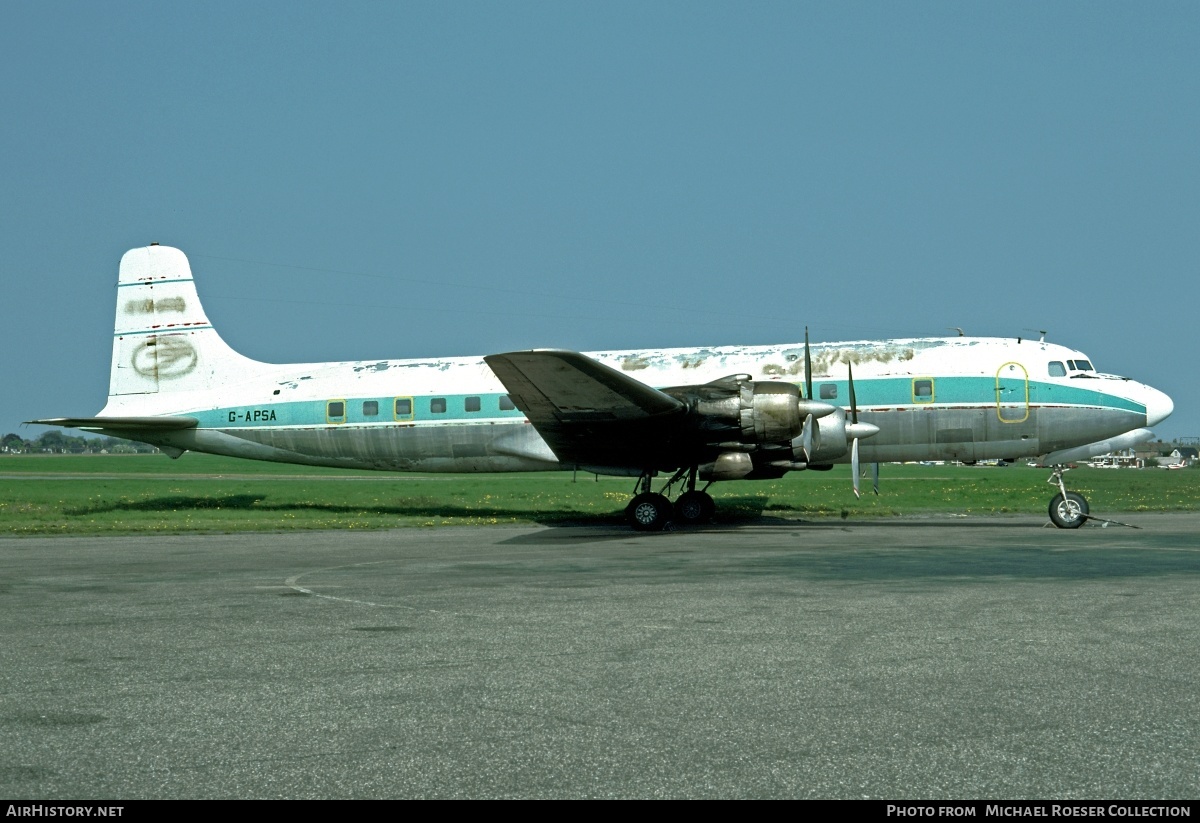 Aircraft Photo of G-APSA | Douglas DC-6A(C) | AirHistory.net #570669