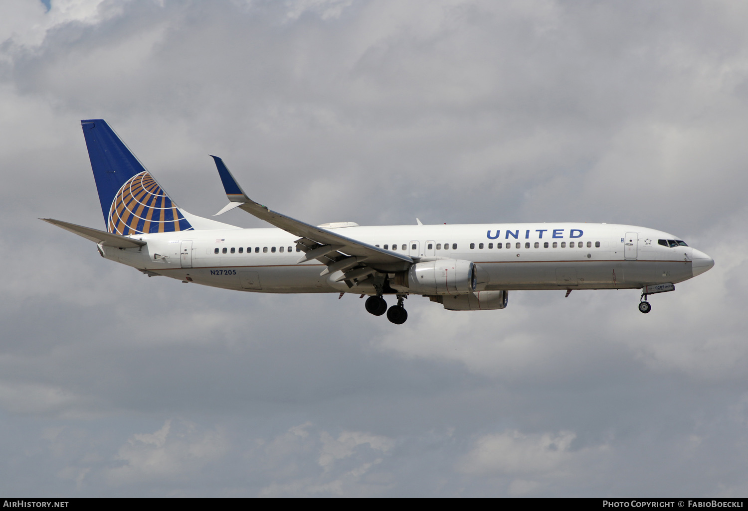 Aircraft Photo of N27205 | Boeing 737-824 | United Airlines | AirHistory.net #570712