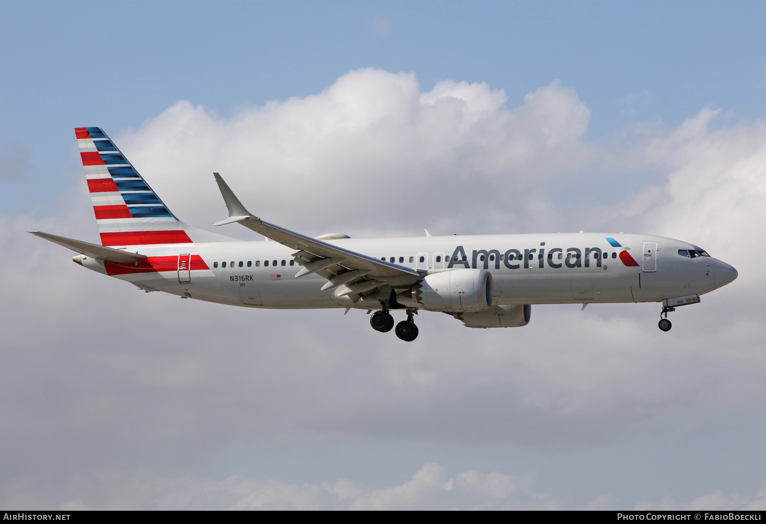 Aircraft Photo of N316RK | Boeing 737-8 Max 8 | American Airlines | AirHistory.net #570716