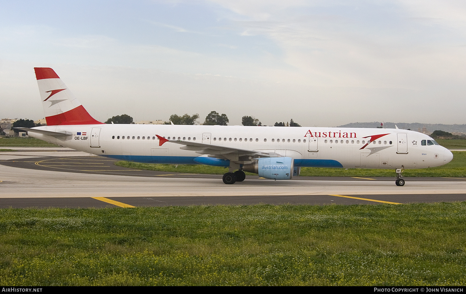 Aircraft Photo of OE-LBF | Airbus A321-211 | Austrian Airlines | AirHistory.net #570733
