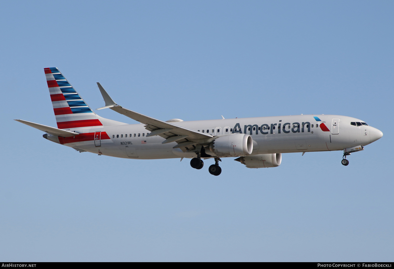 Aircraft Photo of N321RL | Boeing 737-8 Max 8 | American Airlines | AirHistory.net #570744