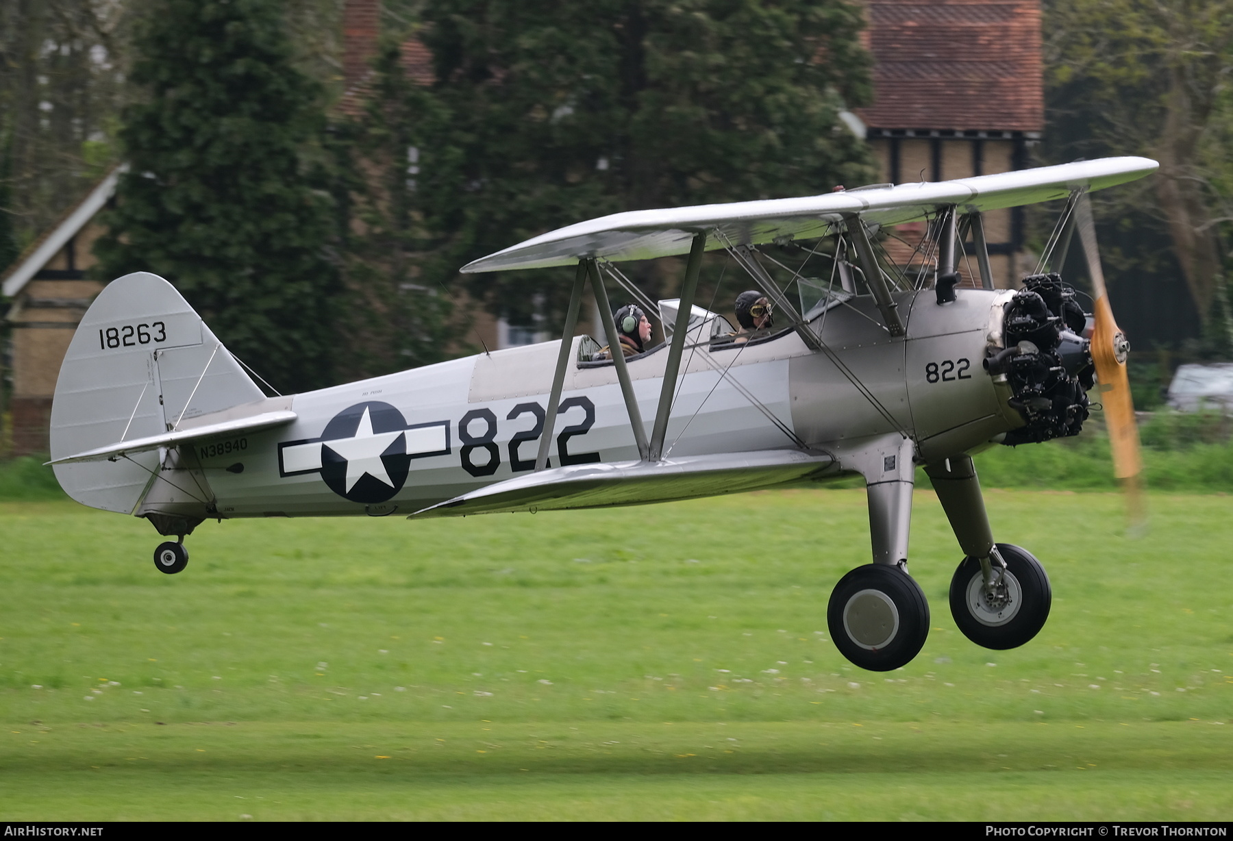 Aircraft Photo of N38940 / 18263 | Boeing PT-17 Kaydet (A75N1) | USA - Air Force | AirHistory.net #570761