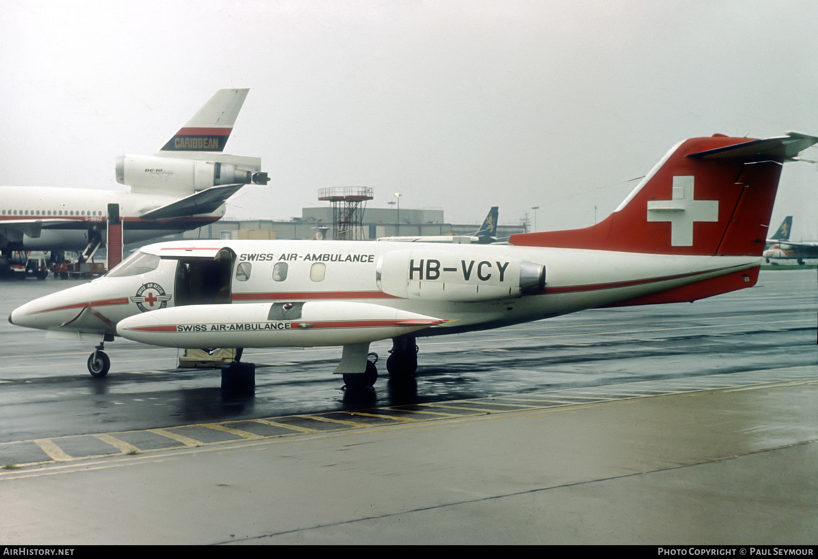 Aircraft Photo of HB-VCY | Gates Learjet 24D | Swiss Air Rescue - Rettungsflugwacht | AirHistory.net #570778
