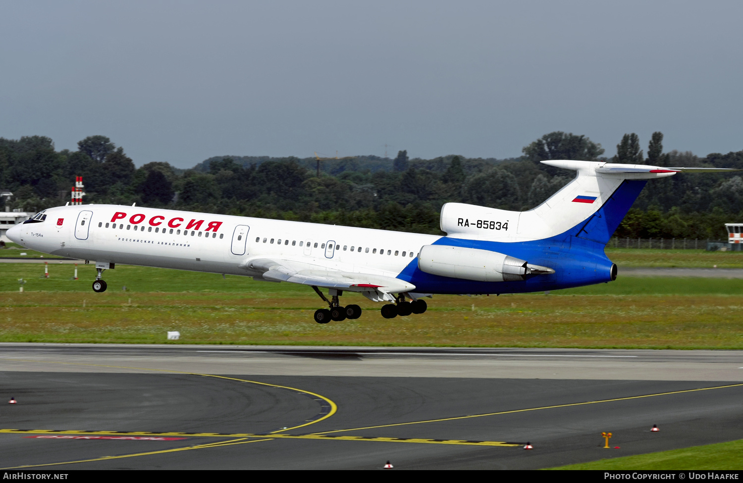 Aircraft Photo of RA-85834 | Tupolev Tu-154M | Rossiya - Russian Airlines | AirHistory.net #570785