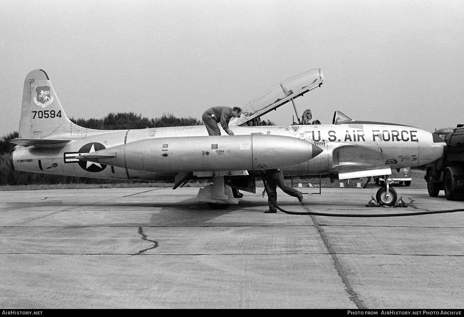 Aircraft Photo of 57-594 / 70594 | Lockheed T-33A | USA - Air Force | AirHistory.net #570791