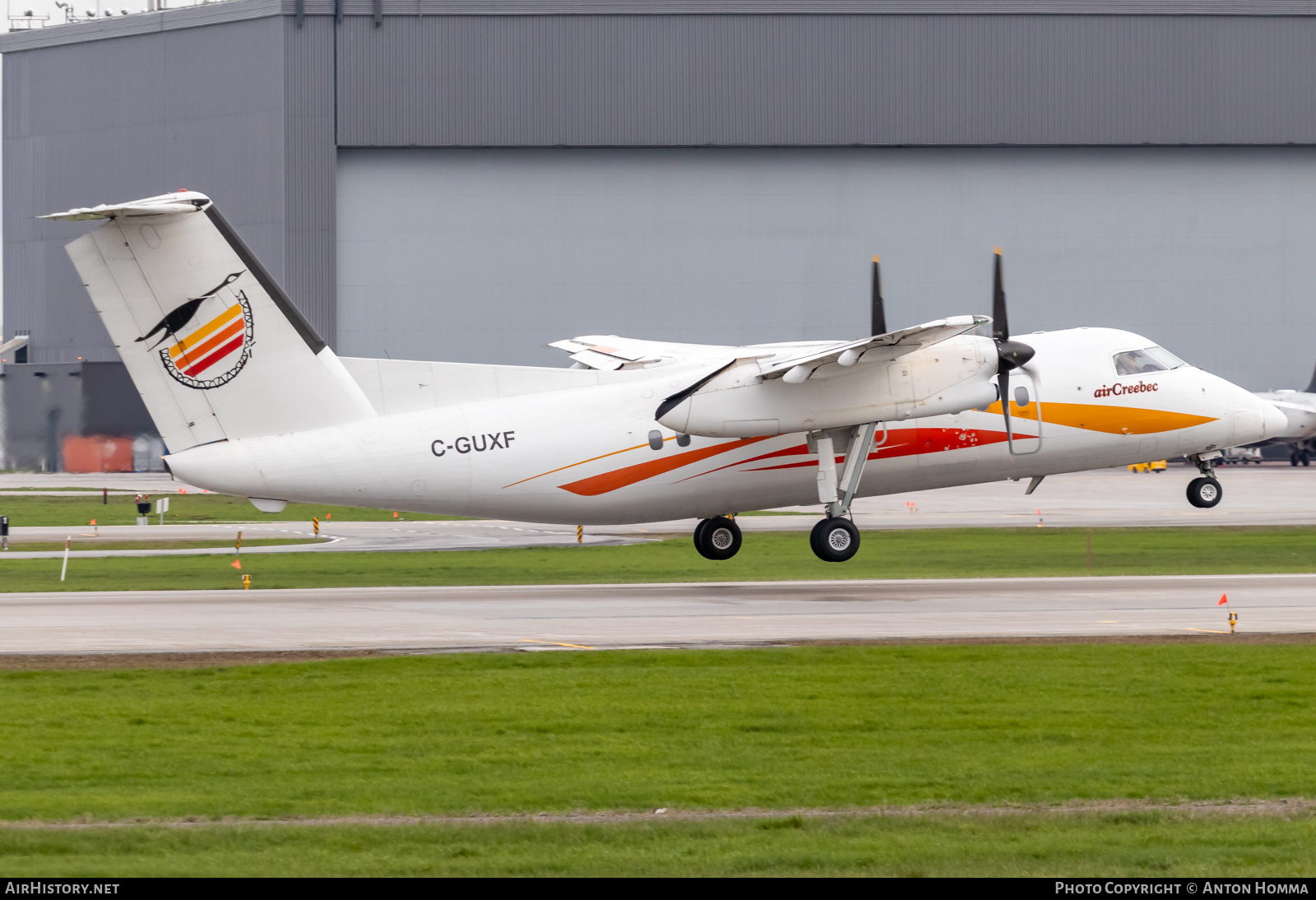 Aircraft Photo of C-GUXF | De Havilland Canada DHC-8-102 Dash 8 | Air Creebec | AirHistory.net #570821