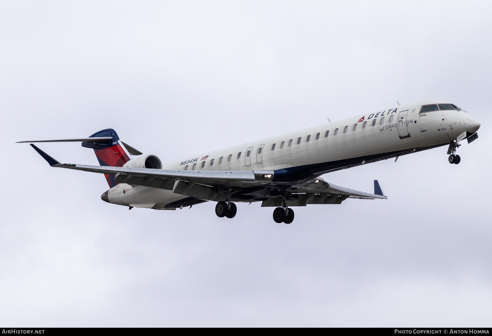 Aircraft Photo of N834SK | Bombardier CRJ-900LR (CL-600-2D24) | Delta Connection | AirHistory.net #570826