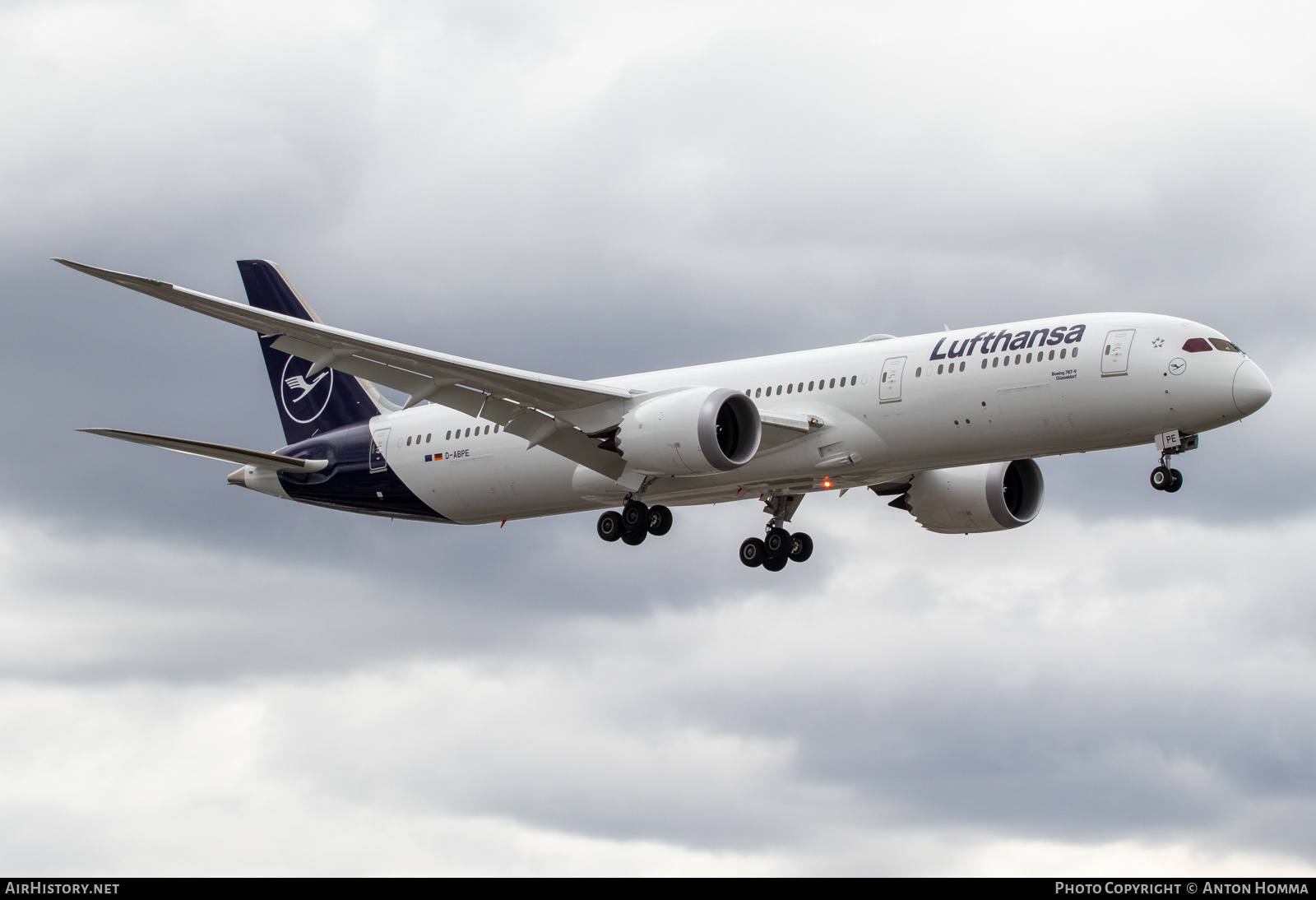 Aircraft Photo of D-ABPE | Boeing 787-9 Dreamliner | Lufthansa | AirHistory.net #570840