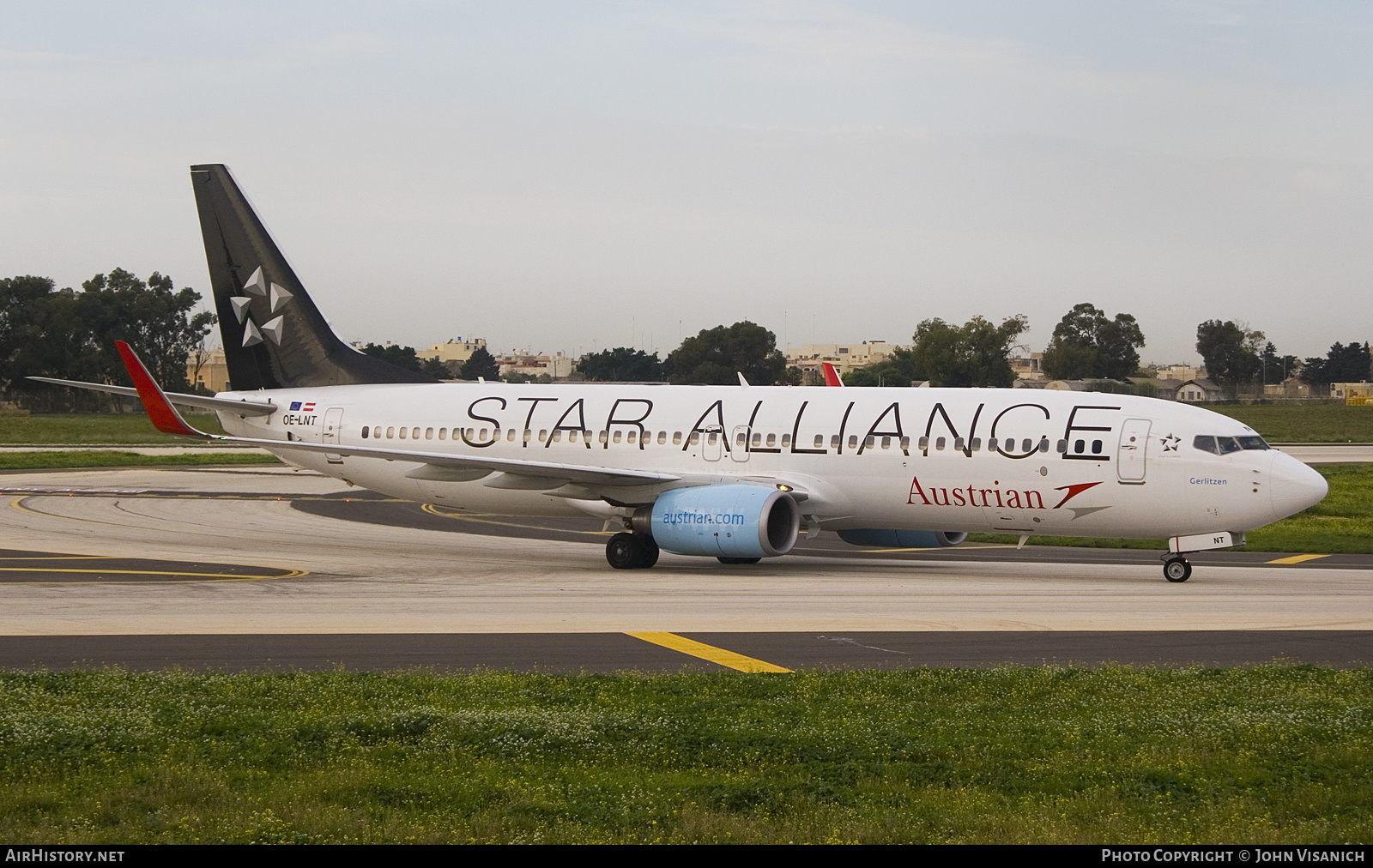 Aircraft Photo of OE-LNT | Boeing 737-8Z9 | Austrian Airlines | AirHistory.net #570892