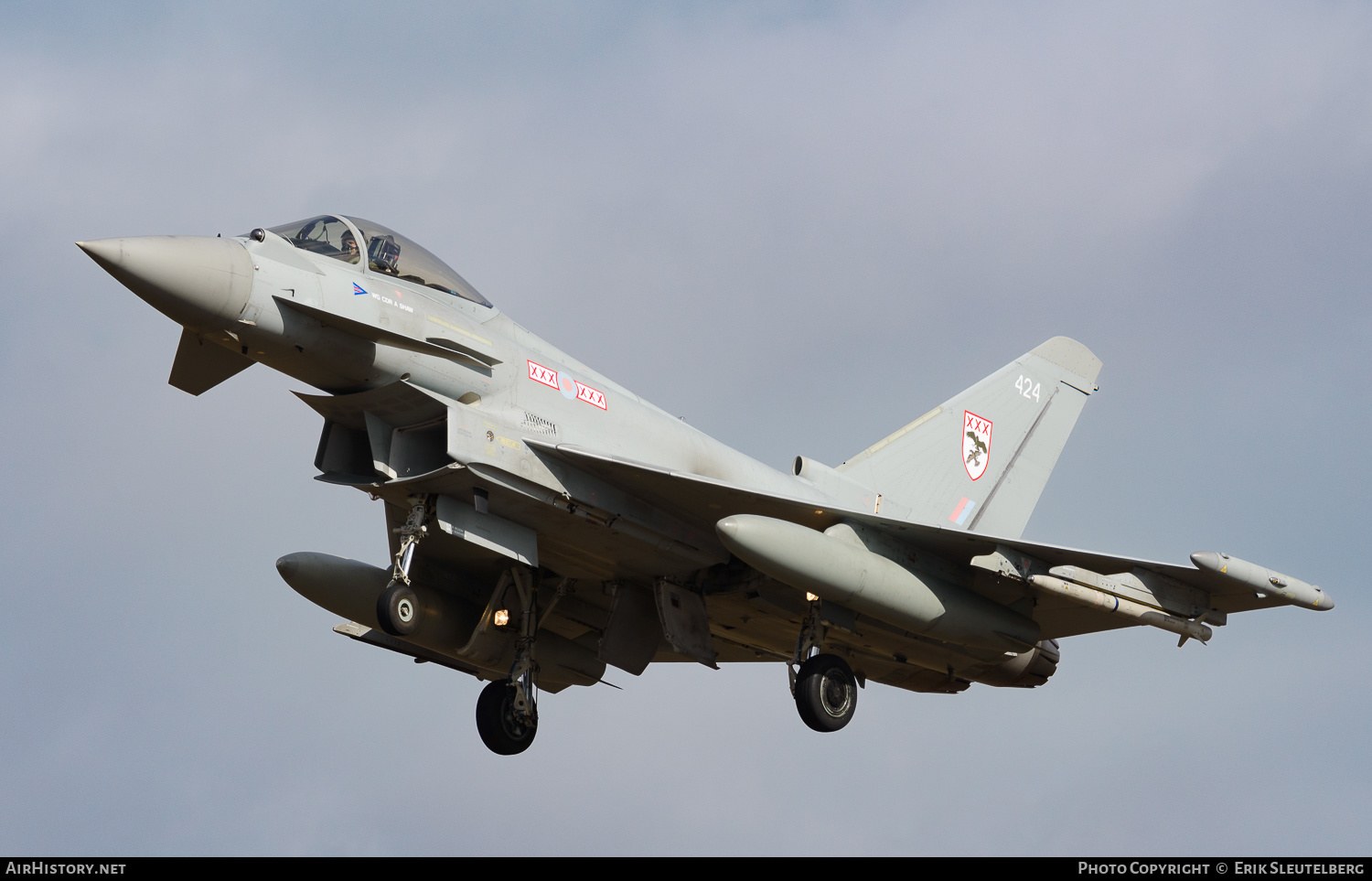 Aircraft Photo of ZK424 | Eurofighter EF-2000 Typhoon FGR4 | UK - Air Force | AirHistory.net #570922