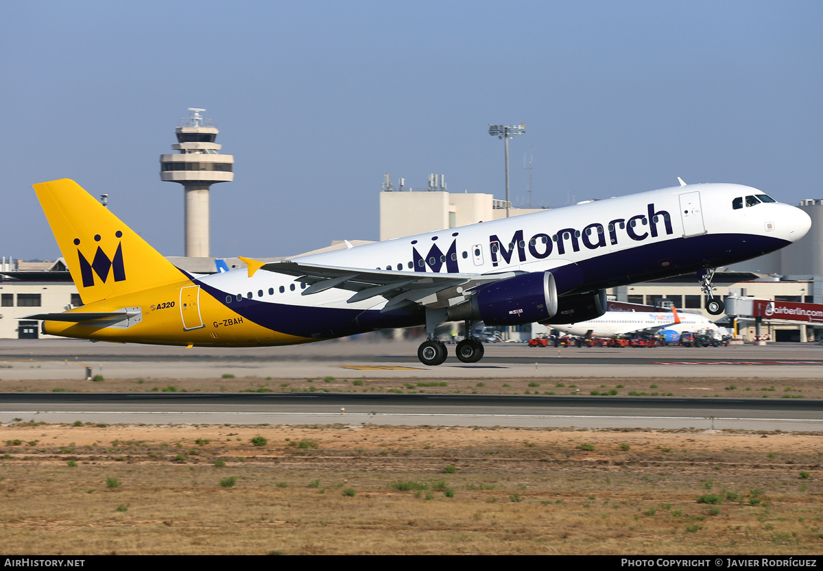 Aircraft Photo of G-ZBAH | Airbus A320-214 | Monarch Airlines | AirHistory.net #570924