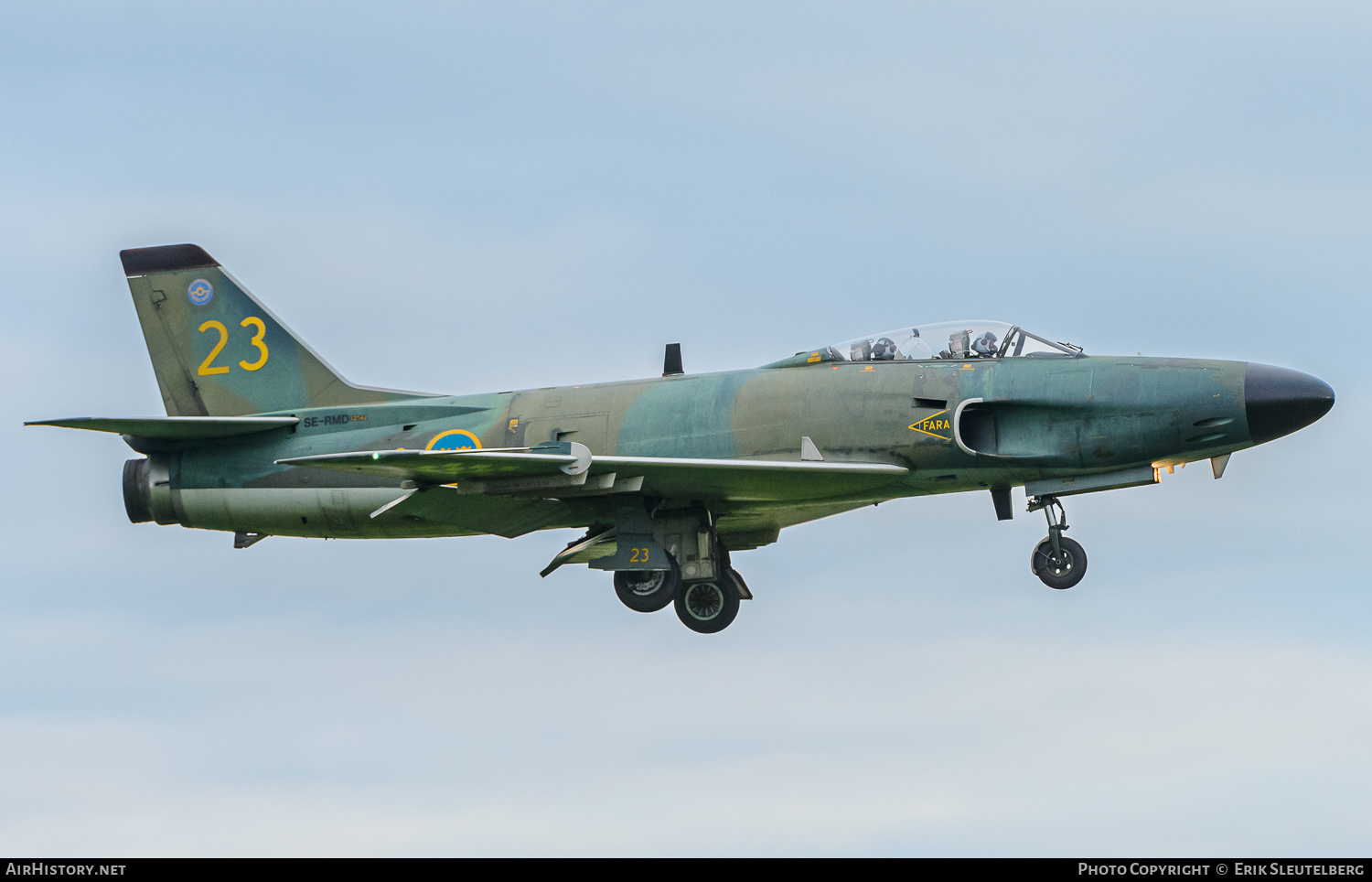Aircraft Photo of SE-RMD / 32542 | Saab J32B Lansen | Sweden - Air Force | AirHistory.net #570935