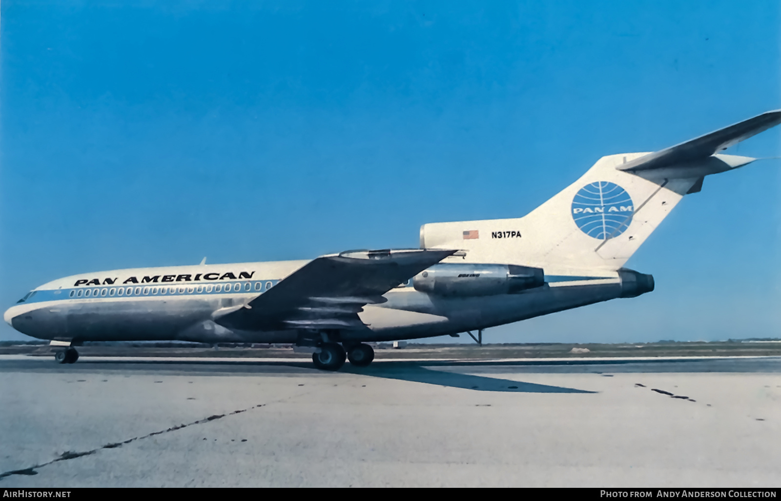 Aircraft Photo of N317PA | Boeing 727-21 | Pan American World Airways - Pan Am | AirHistory.net #570983