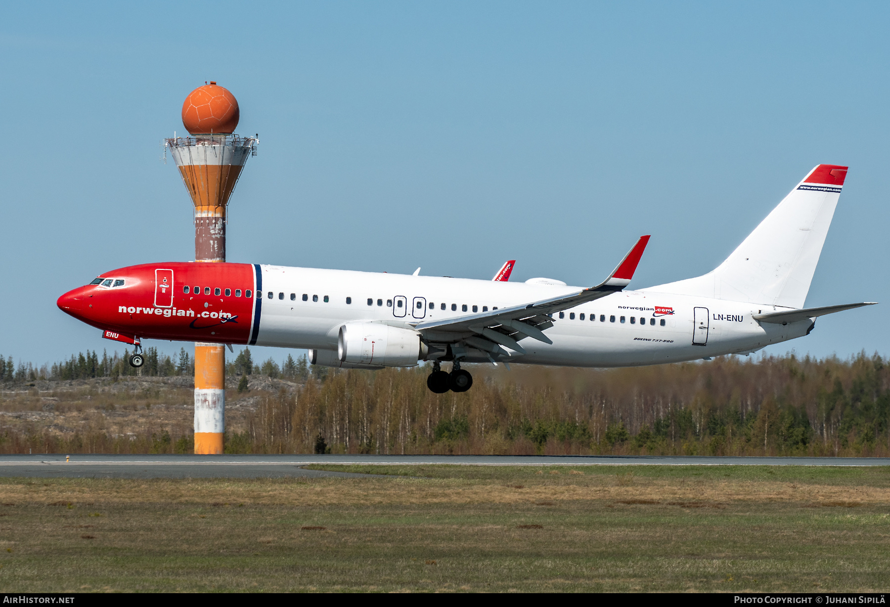 Aircraft Photo of LN-ENU | Boeing 737-8JP | Norwegian | AirHistory.net #571003