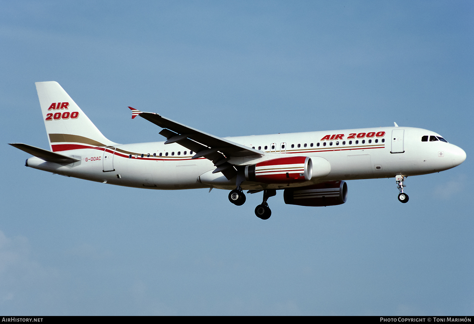 Aircraft Photo of G-OOAC | Airbus A320-231 | Air 2000 | AirHistory.net #571027