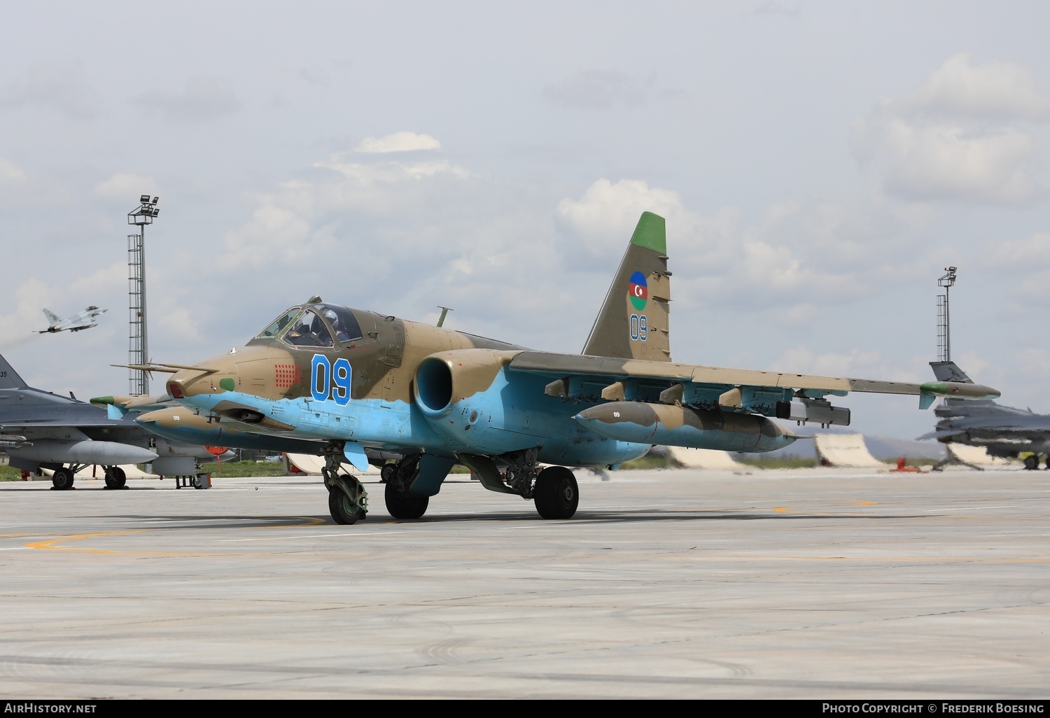 Aircraft Photo of 09 blue | Sukhoi Su-25... | Azerbaijan - Air Force | AirHistory.net #571046