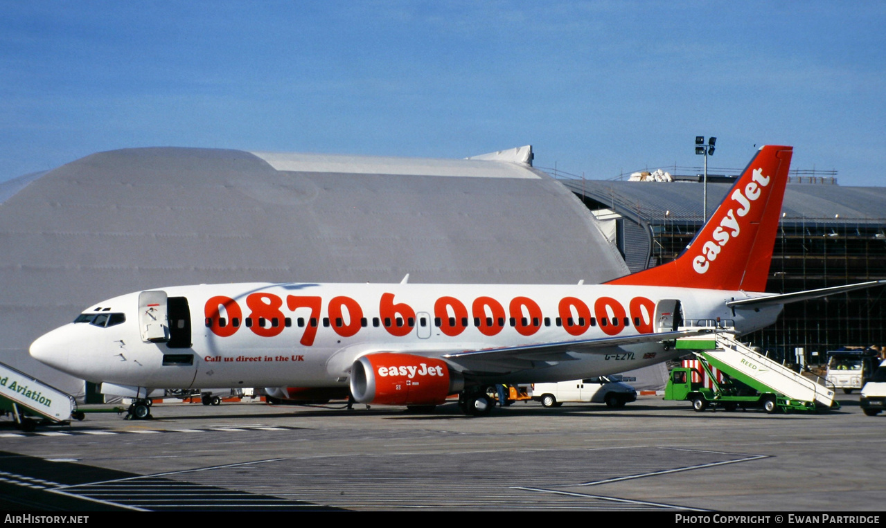 Aircraft Photo of G-EZYL | Boeing 737-33V | EasyJet | AirHistory.net #571063